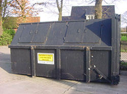 gesloten container | Afvalcontainer huren Enschede | Nijhoff B.V.